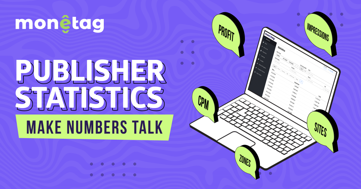 Monetag - all about publisher statistics
