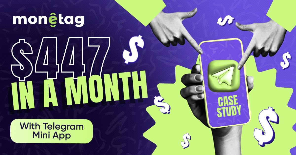 $447 with Telegram Mini App