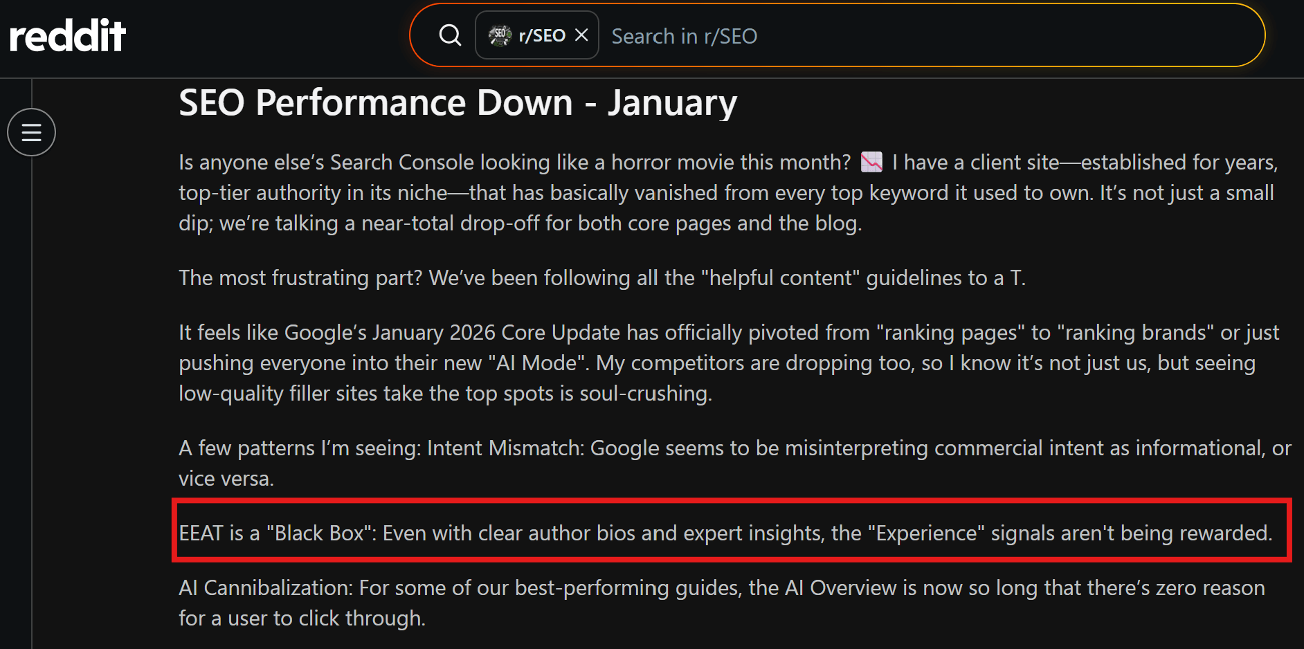 Monetag - E-E-A-T feels like a black box as SEO performance drops