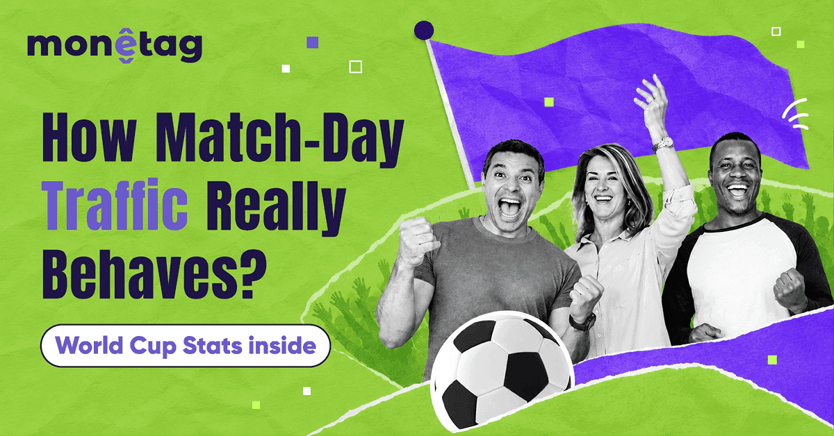 Monetag - analysis of sports traffic and publisher revenue during the World Cup.